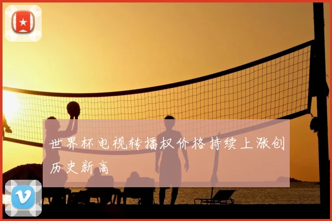 世界杯电视转播权价格持续上涨创历史新高